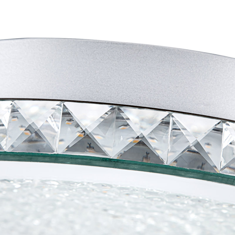 LED Flush Mount Ceiling Light fixtures Modern Crystal Ceiling Light Dimmable Kitchen Light Fixtures