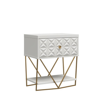 Minarik Floor Shelf End Table