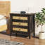 Commode 3 tiroirs déco en rotin naturel-877889239