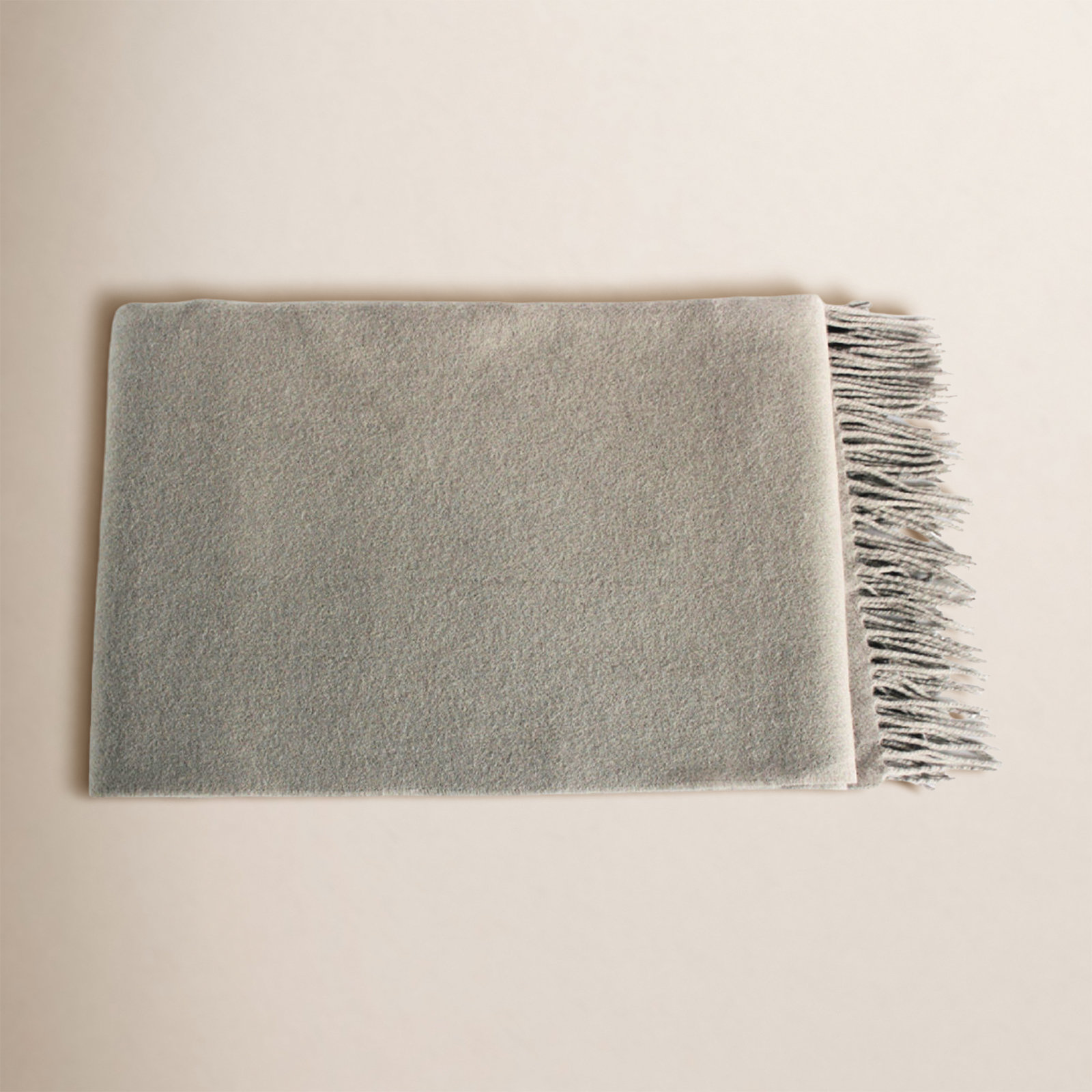 Campera Merino Wool Throw Blanket, Gray
