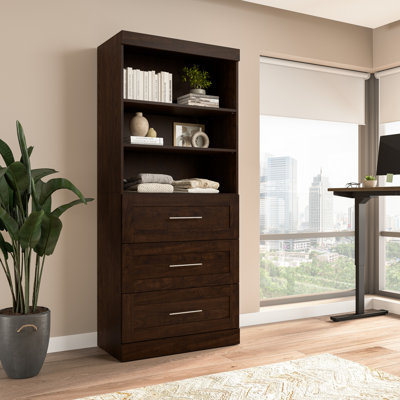 Arlex 36W Closet Organizer System with Drawers