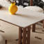 Table à manger vintage en dalle de pierre-1299724427