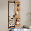 Miroir pleine grandeur rectangulaire en bois massif-307013217