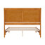 Lit plateforme en bois massif avec pied de lit assorti Ambrey-864761711-864761708