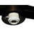 Clark Glass Semi Flush Mount