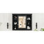 Armoire de salle de bain moderne avec miroir - 35 po x 28 po, spacieuse, conception élégante incluse, rangement spacieux