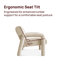 Chaise d'appoint Tubbi, champagne-1025739841