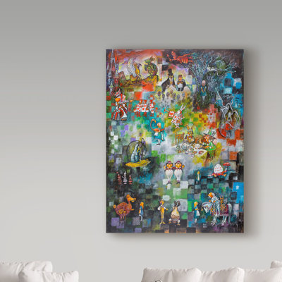 « alice », publicité rétro sur toile tendue