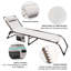 Chaise longue inclinable avec coussin Kadie-Lei-208890412