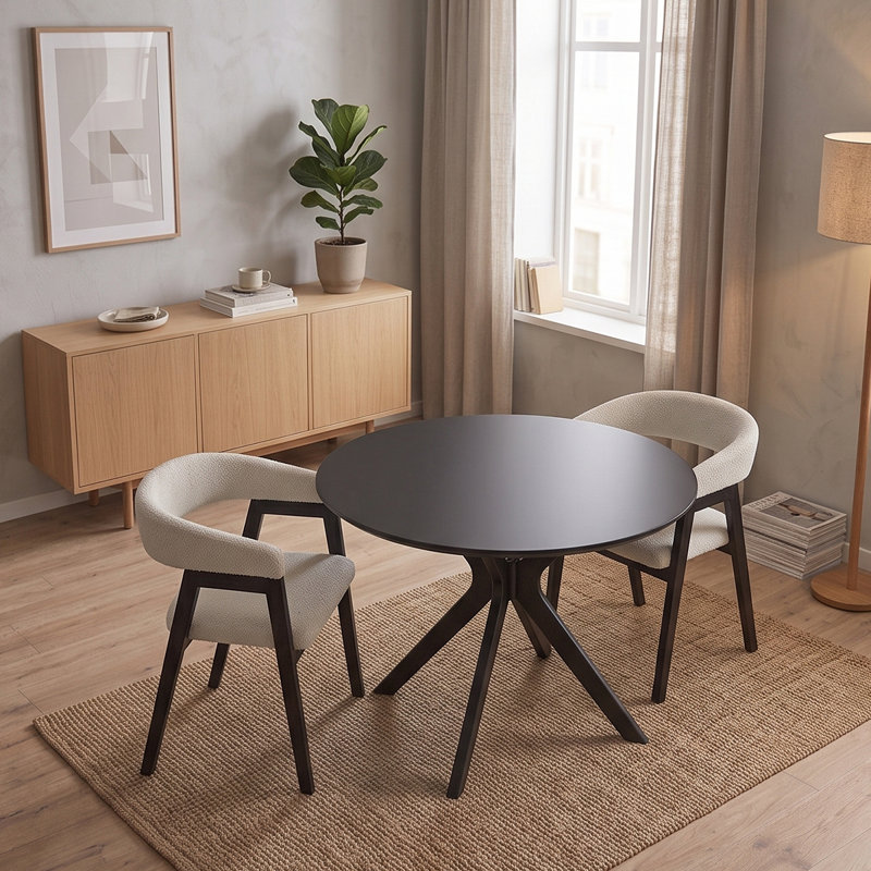 4 -Person Solid Wood Dining Set