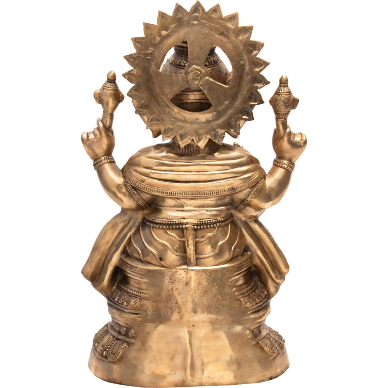 Statue Ganesha, Laiton naturel