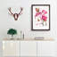 Himalayan Magnolia Flowers by W. H. Fitch - Picture Frame Painting Print on MDF-55580264-55580262