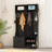 Hall Tree With 6 Hooks,Coat Hanger, Entryway Bench, Storage Bench,For Entrance, Hallway