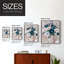 Touch of Teal Arrangement I-Premium, reproduction encadrée prête à accrocher - aucun clou requis - aucun clou requis-370319047-370319046