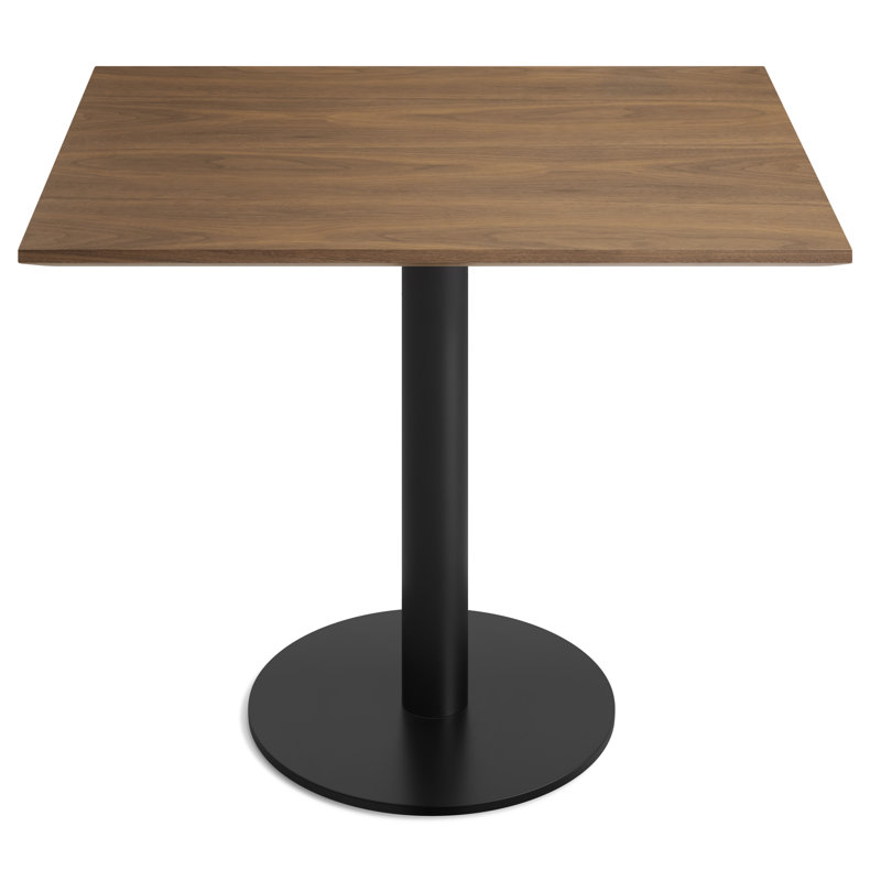 Easy Dining Table, Walnut, Matte Black