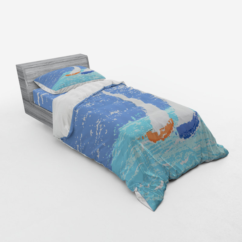 Coastal Duvet Cover, Twin XL Duvet Cover + 2 Additional Pieces