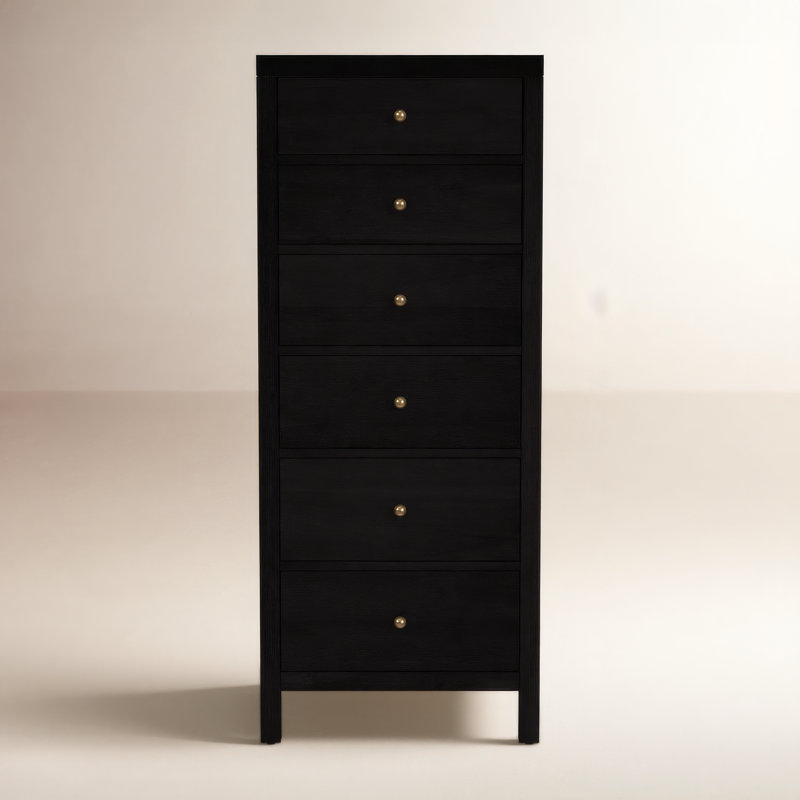 Celine 6-Drawer Lingerie Chest, Antique Coffee