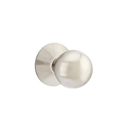Passage Orb Knob with Modern Rose