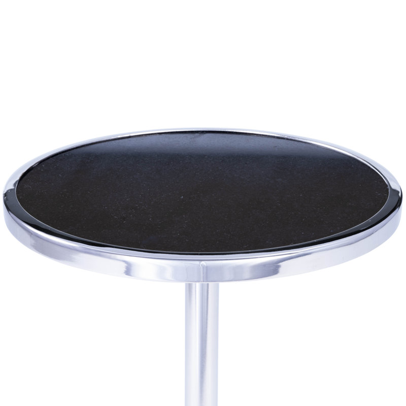 Sash Metal & Marble Side Table