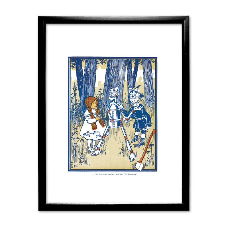 William Wallace Denslow - Single Picture Frame Print, Black