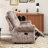 85.43'' Wide Classic Microfiber Manual Reclining Sofa With Dual Side Pull Levers & Nailhead Trim (Set Of 2)-113431944