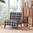 Upholstered Accent Chair with Wooden Legs-415787230