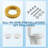 Dual Flush One Piece Toilet, 12" Rough-In, 1.24/1.6 GPF Tornado Flush, Soft Closing Quick-Release PP Seat, MAP 800g, Skirted Design, High-Fired Ceramic (1380°C)
