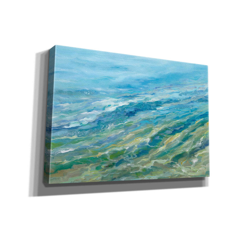 «Seabed» par Silvia Vassileva, art mural sur toile, H 18 po x l 26 po x P 0,75 po