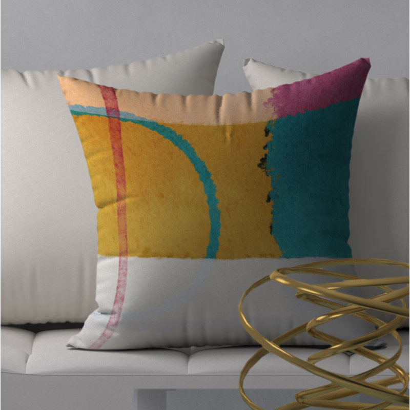 Reversible Throw Pillow, 24" x 24"