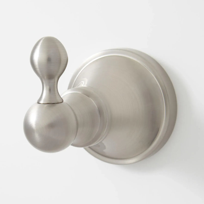 Seattle Collection Wall-Mount Robe Hook, Brushed Nickel