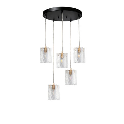 5 - Light Dimmable Cluster Pendant Light