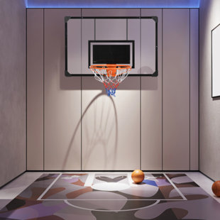 Panier de basketball mural avec panneau incassable