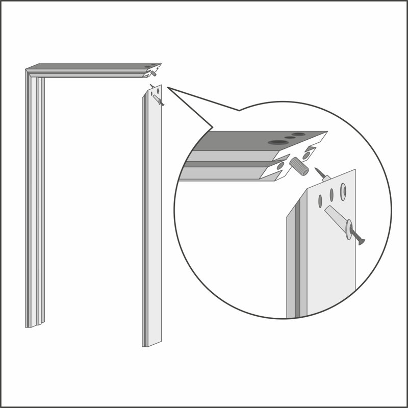 Alba White Frosted Glass Bianco Noble MDF Interior Door