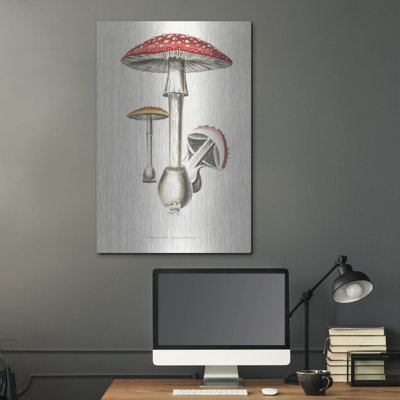  «Amanita Muscaria» par Art Licensing Studio, art mural en métal, 24 po x 36 po