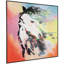Mandish Abstract Splatter Horse, peinture sur toile encadrée