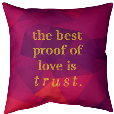 Gemstone Love & Trust Floor Pillow