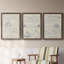 Antique Chair Blueprint I - ensemble de 2 impressions encadrées sur toile-552413323-552413312