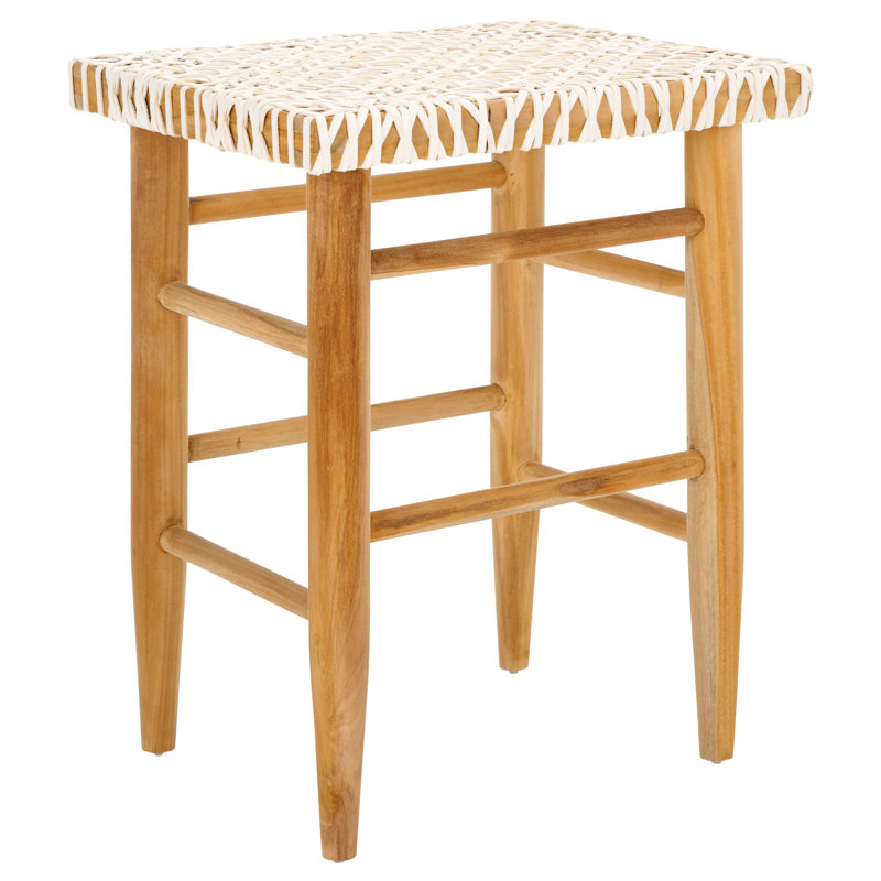 Kazbah Upholstered Counter Stool with Solid Wood Frame