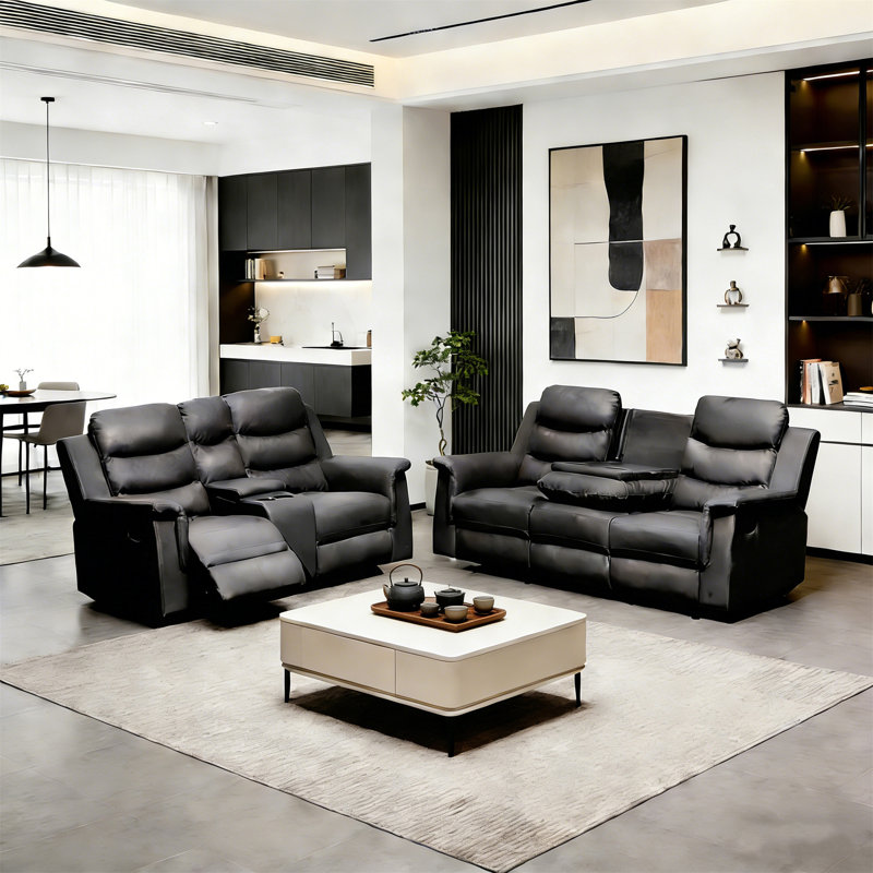 Causeuse inclinable avec housse pour console centrale