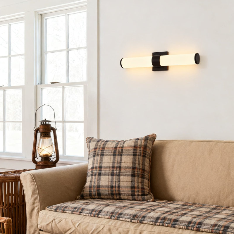 Applique murale moderne, lumière de meuble-lavabo à DEL à intensité variable, blanc chaud 3000K, éclairage intérieur câblé pour le salon, la chambre à coucher et le couloir