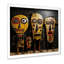 Tribal masque africain II - Masque africain, art mural-689132224-689132080