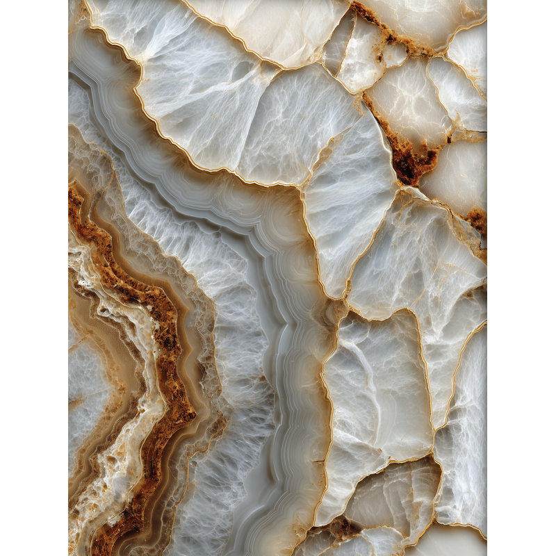 Amber Strata, 30" H x 40" W