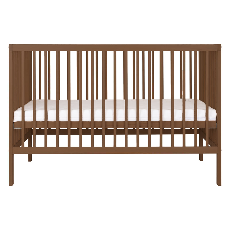 Mini Cot Bed, Walnut