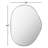 Kest Metal Asymmetrical Wall Mirror-1354819160-1354819167