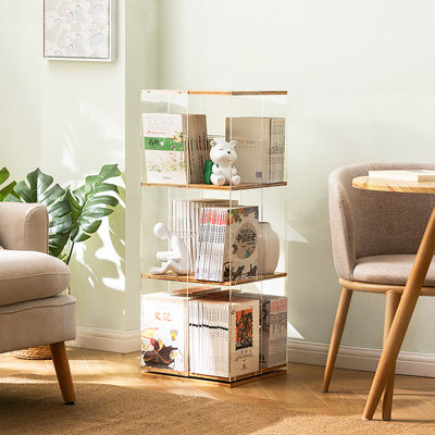 Tykirah Corner Bookcase by Ebern Designs