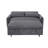 Aikens 57.5" Pull-Out Sofa Bed with Adjustable Backrest & Pillows-222809176