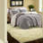 Luxurious King Size Gray Bedding Set, Ultra-soft Chenille Modern Design