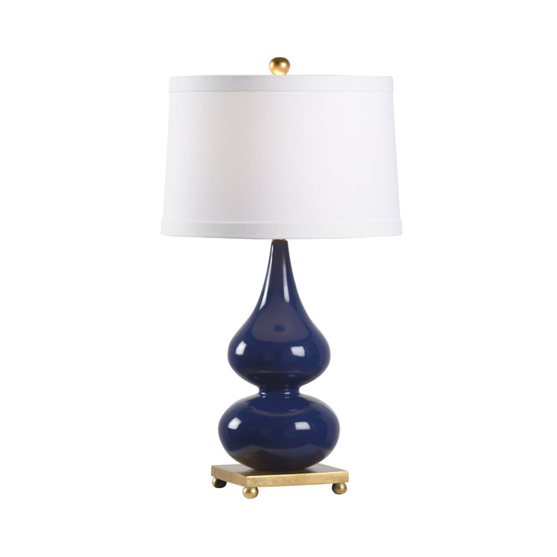 Whitney Table Lamp, Cadet Blue