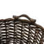 Hand Woven Wicker Laundry Basket with Handles