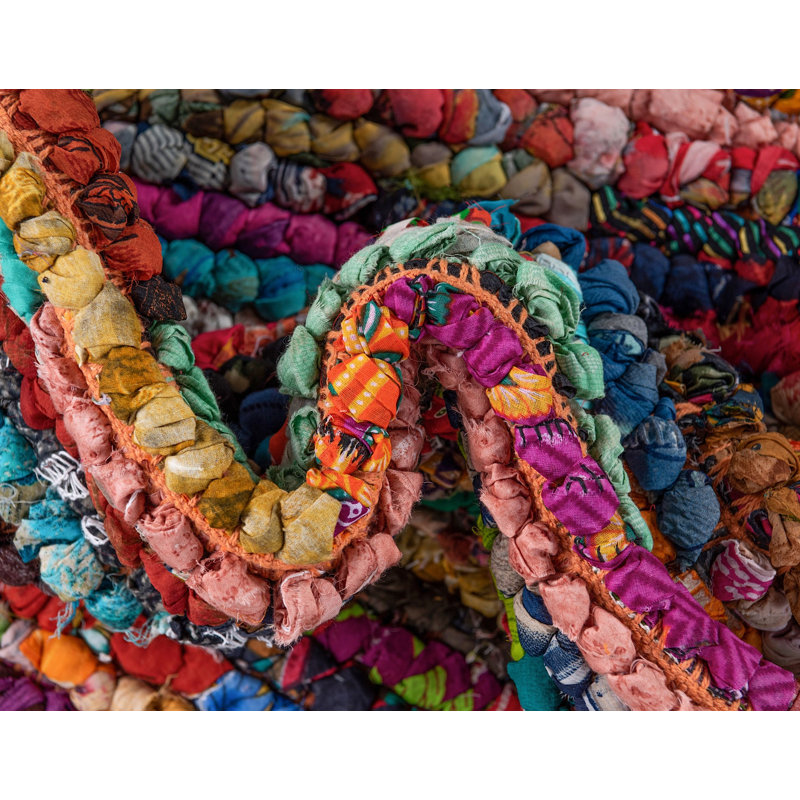 Cotton Southwestern Indoor Rug, Rectangle 2' x 3'